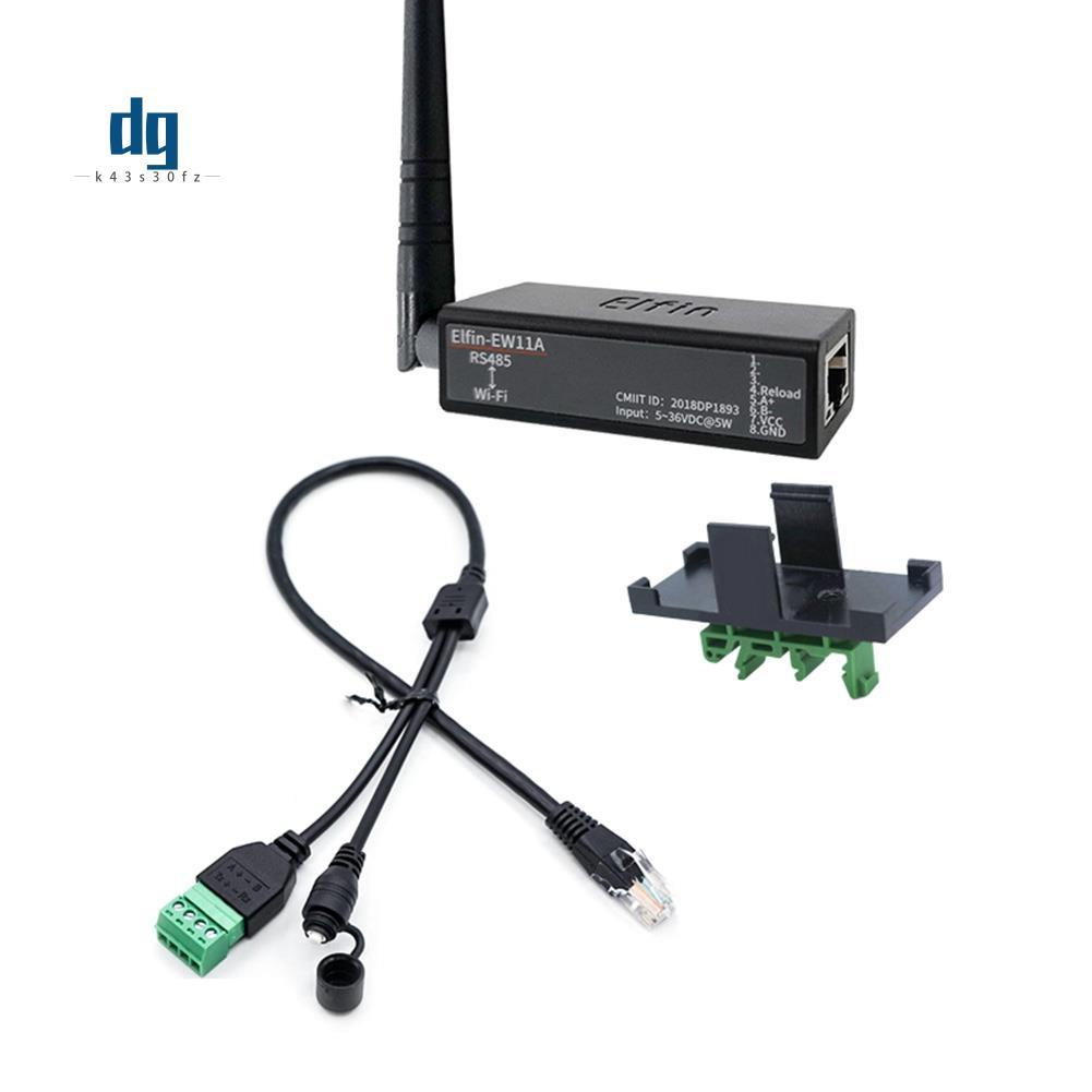 พอร์ตอนุกรม RS485 ไปยังอุปกรณ์แปลงโมดูลเซิร์ฟเวอร์ -EW11A-0 Modbus Protocol Data Transfer ผ่าน