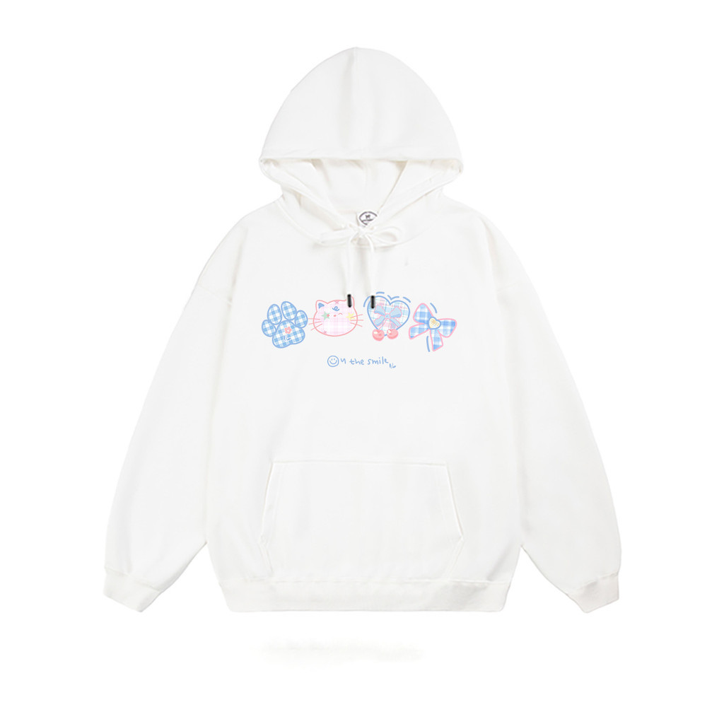 (จัดส่งภายใน 2 วันจากกรุงเทพฯ) เสื้อสเวตเชิ้ตแขนยาวพิมพ์ลายคอกลมแฟชั่นใหม่ ผู้ชายและผู้หญิง สวมใส่สบายoversize