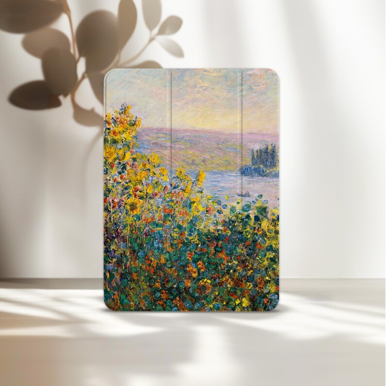 Claude Monet iPad Air 11 Case M4 M3 M2 Pro 13 นิ้ว 12.9 10.9 10.2" Mini A17 A16 2025 2024 Art Cover 