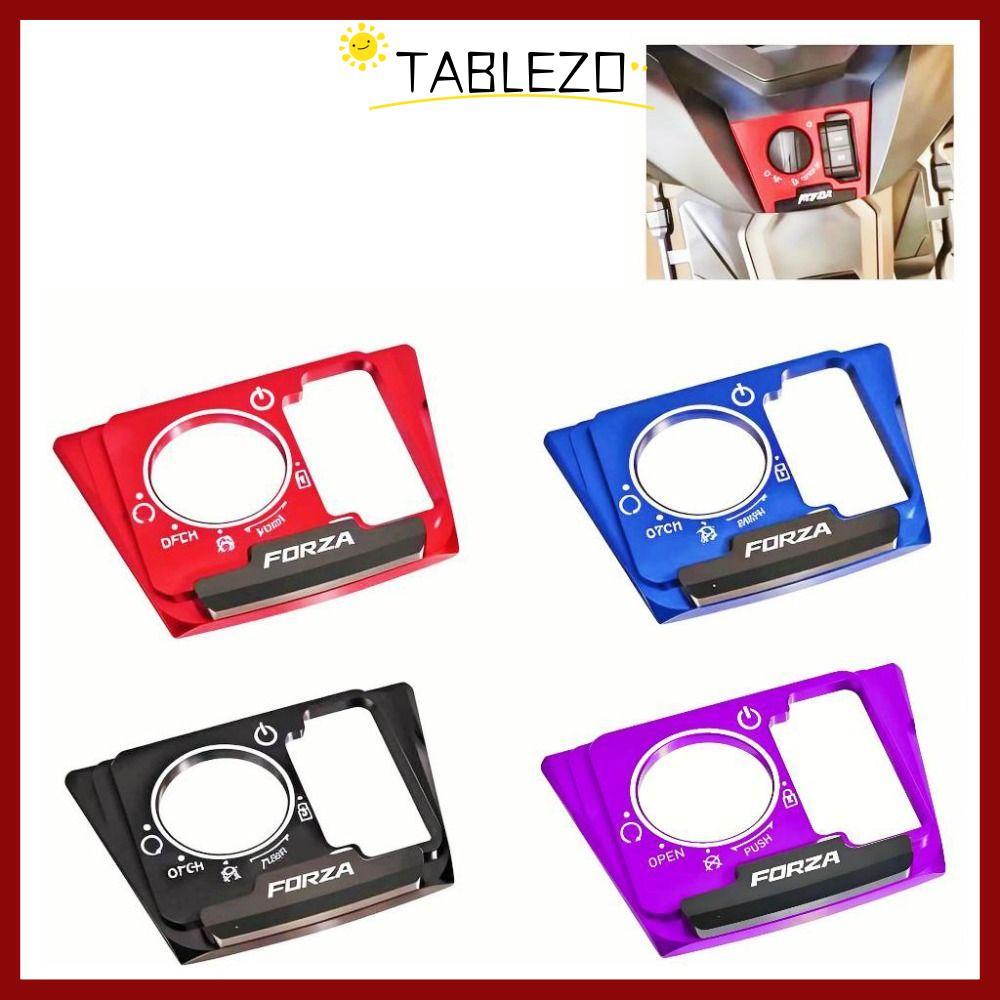 ฝาครอบสวิตช์กุญแจ TABLEZO,-Proof Protection Cover ล็อคประตูไฟฟ้ารถจักรยานยนต์, อลูมิเนียมอัลลอยด์ตกแต่งฝาครอบกุญแจล็อคฝาครอบสวิทช์สําหรับ FORZA 350/300 NSS350