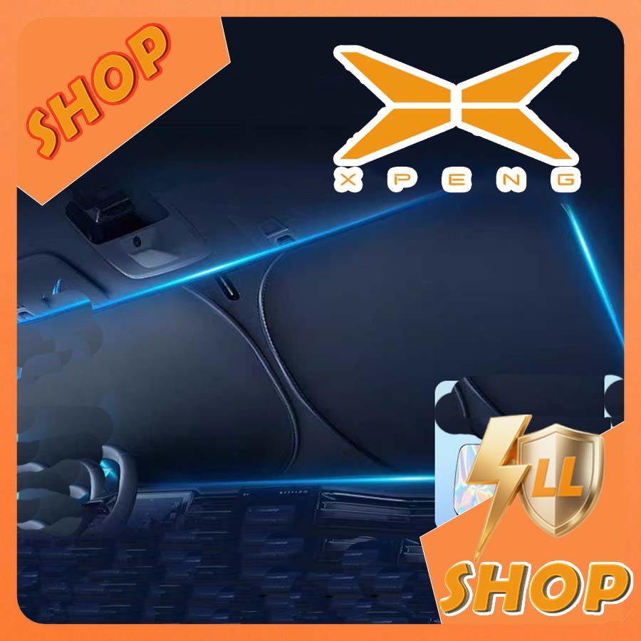 [READY]XPENG G6 Laser Titanium Silver Sun Visor XPENG X9 Body Kit xpeng x9 ev Car Decoration Accessories ZNZU