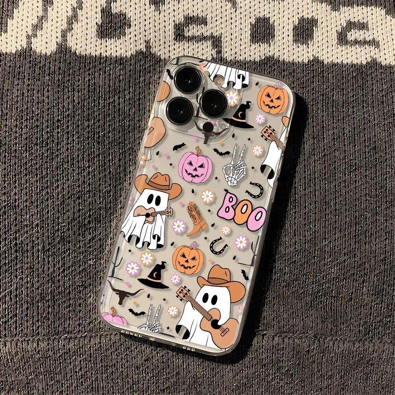 น่ารัก Hollow Ghost Guitarist เคสโทรศัพท์สําหรับ iQOO Z10 Z9 Turbo Pro Plus Lite Z9X Z8 Z8X Z7 Z7X Z