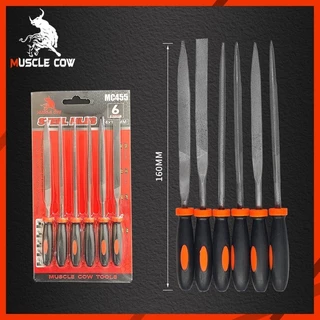 MUSCLE COW ตะไบเหล็กชุด 4 ขนาด หลายรูปทรง ใช้งานละเอียด เจาะจงทุกชิ้นงาน ครบชุดคุ้มค่า