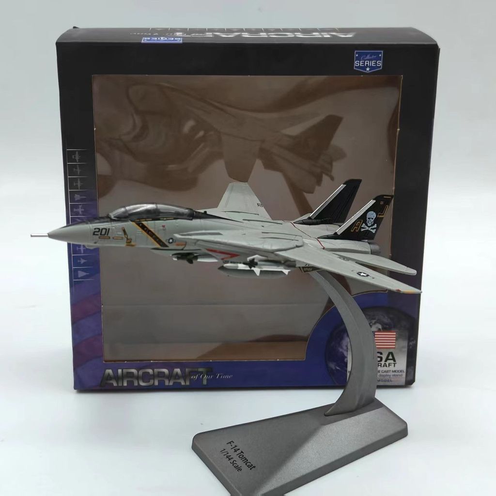 1: 144 Tomcat F14D Fighter World War II จําลองเครื่องบินเครื่องบินรุ่นเครื่องประดับผลิตภัณฑ์สําเร็จร