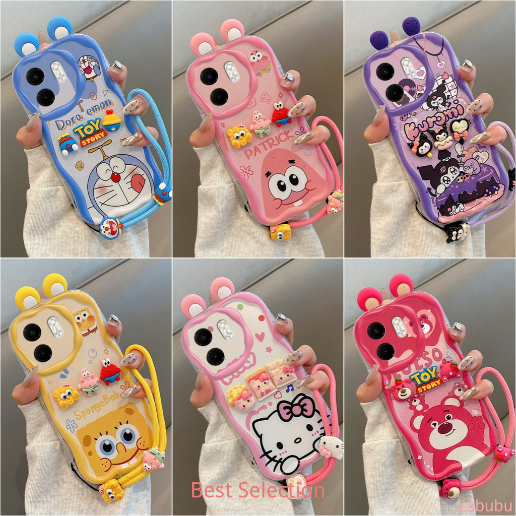 เคส VIVO V60 เคสสําหรับอะนิเมะการ์ตูนซิลิโคนอ่อนนุ่มเคสโทรศัพท์TYED