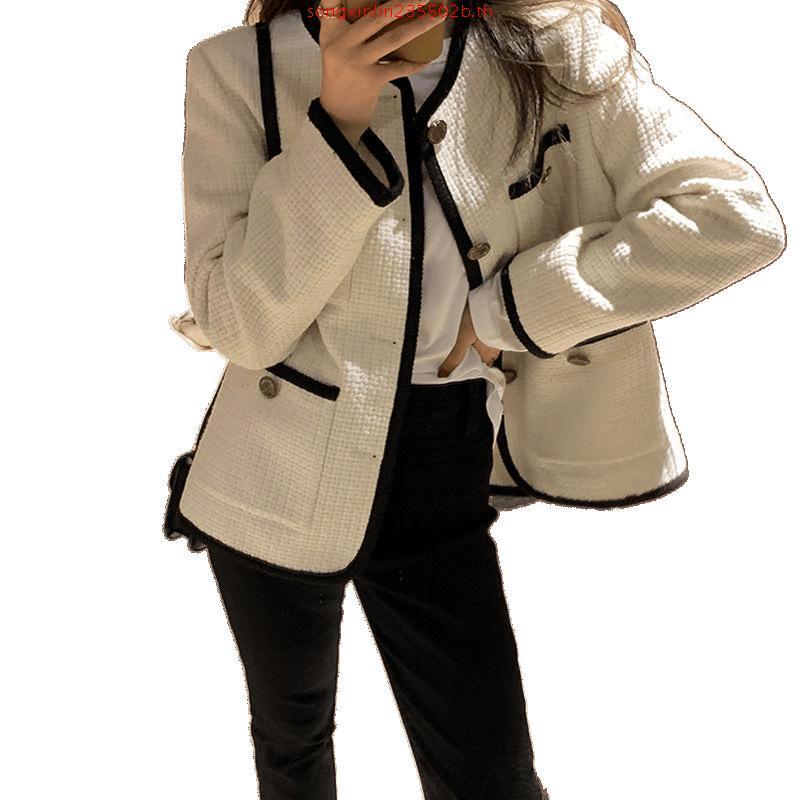 Claire Blazer - เสื้อคลุมผ้าทวิต เสื้อทวิตแขนยาว เบลเซอร์ผ้าทวิต มีซับในทั้งตัว Blazer oversized สไต