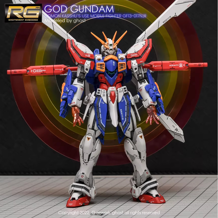 YAN GHOST FAT CAT RG 1/100 GOD Water Slide Decal (ไม่รวมชุด) YANMG077 ราคา ถูกที่สุด ดีลบีเคเค แกลเลอรีภาพที่ 8