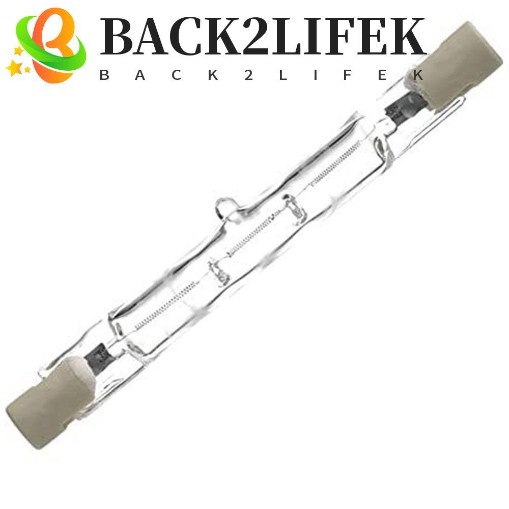 BACK2LIFEK โคมไฟทังสเตนหลอดแก้ว R7S Replacing หลอดไส้สําหรับไฟเพดานความสว่างสูงหลอดแสงดวงอาทิตย์หรี่