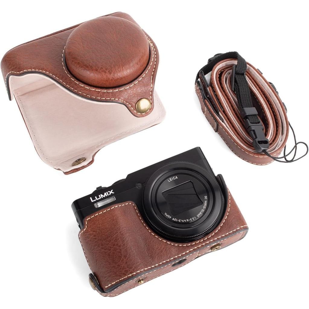 เหมาะสําหรับ Panasonic Lumix DC-TZ99 กล้องดิจิตอล MUZIRI KINOKOO กระเป๋า, เหมาะสําหรับ Lumix TZ99 เค