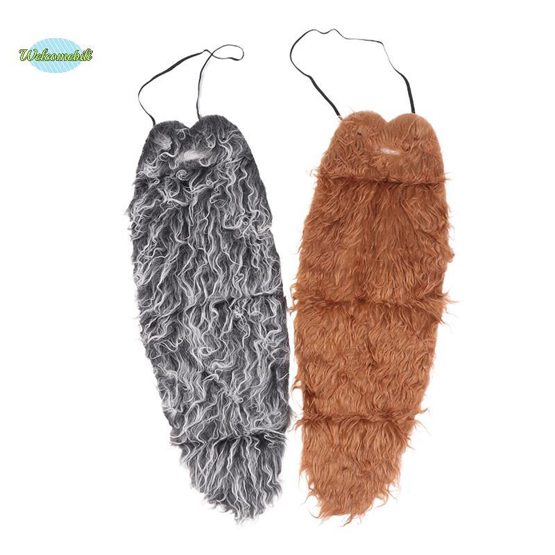 [WLB-t] เคราปลอมแต่งตัวด้วยเชือกยืดหยุ่นผมบนใบหน้าคอสเพลย์หนวดปลอมสําหรับการแสดงบนเวทีวันหยุด Masque