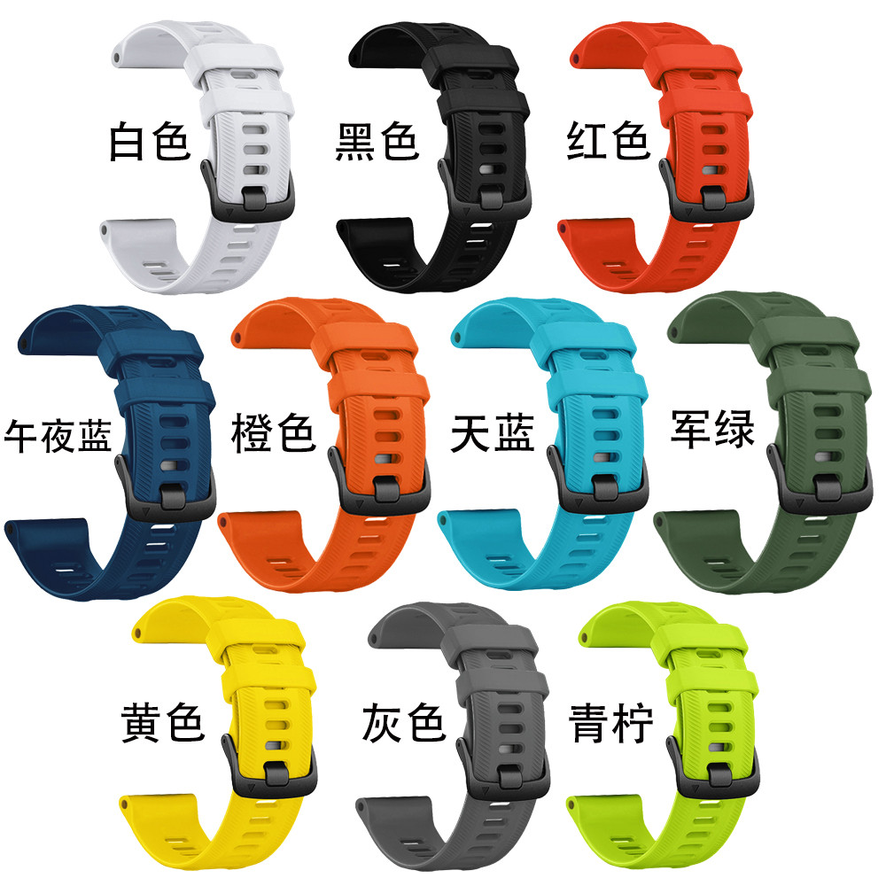เหมาะสําหรับ Garmin Forerunner955/965 อย่างเป็นทางการสไตล์เดียวกันสายรัดซิลิโคน Fr955/745 สายรัดข้อม