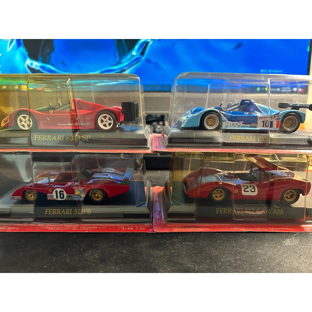Ixo althally Series 1/43 Ferrari F333SP (สีแดง) F333SP (สีน้ําเงิน) 312PB (ขายแล้ว) 612CAN AM รุ่น ด