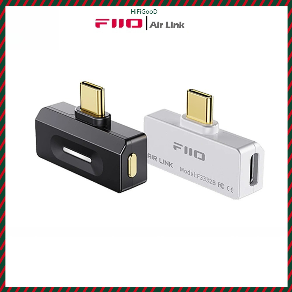 FiiO Air Link (Type-C) บลูทูธ 6.0 เครื่องส่งสัญญาณสําหรับเครื่องเล่นมือถือ/เกมไปยังหูฟังไร้สาย QCC51