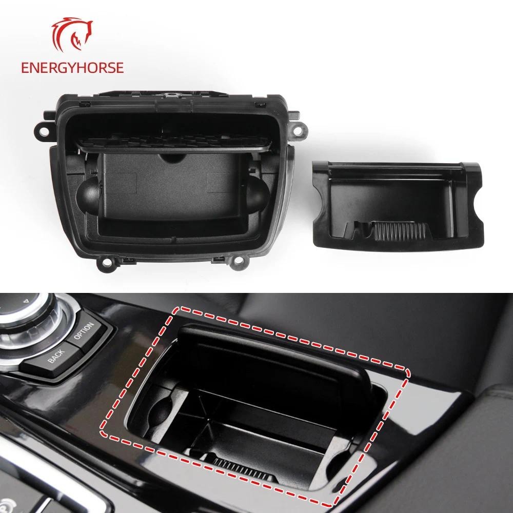 รถด้านหน้าคอนโซลกลางที่เขี่ยบุหรี่ฝาครอบ 51169206347 ทดแทนสําหรับ BMW 5 Serie F10 F11 F18 อุปกรณ์ตกแ