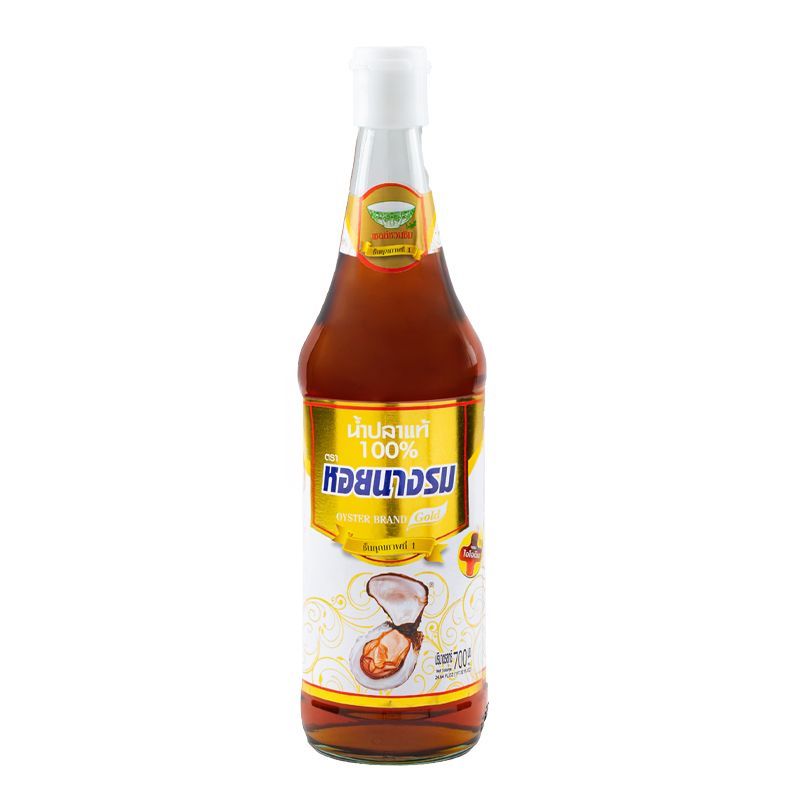 หอยนางรมน้ำปลาแท้ฉลากทอง 700ซีซี Oyster Fish Sauce Gold 700cc. [หมายเลขบาร์โค้ด 8850213197507 ]