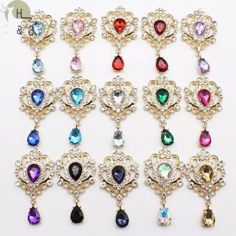 [H&S] 32*60 มม.สําหรับเย็บปักถักร้อย Rhinestone ปุ่มผม Manualidades อุปกรณ์เสริม Diy Flat ba เข็มกลัดเครื่องประดับอุปกรณ์เสริม {th}