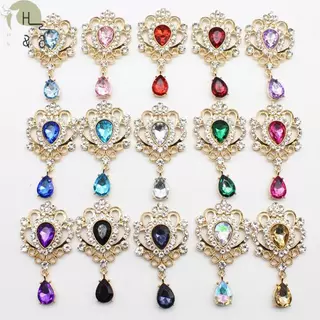 [H&S] 32*60 มม.สําหรับเย็บปักถักร้อย Rhinestone ปุ่มผม Manualidades อุปกรณ์เสริม Diy Flat ba เข็มกลัดเครื่องประดับอุปกรณ์เสริม {th}