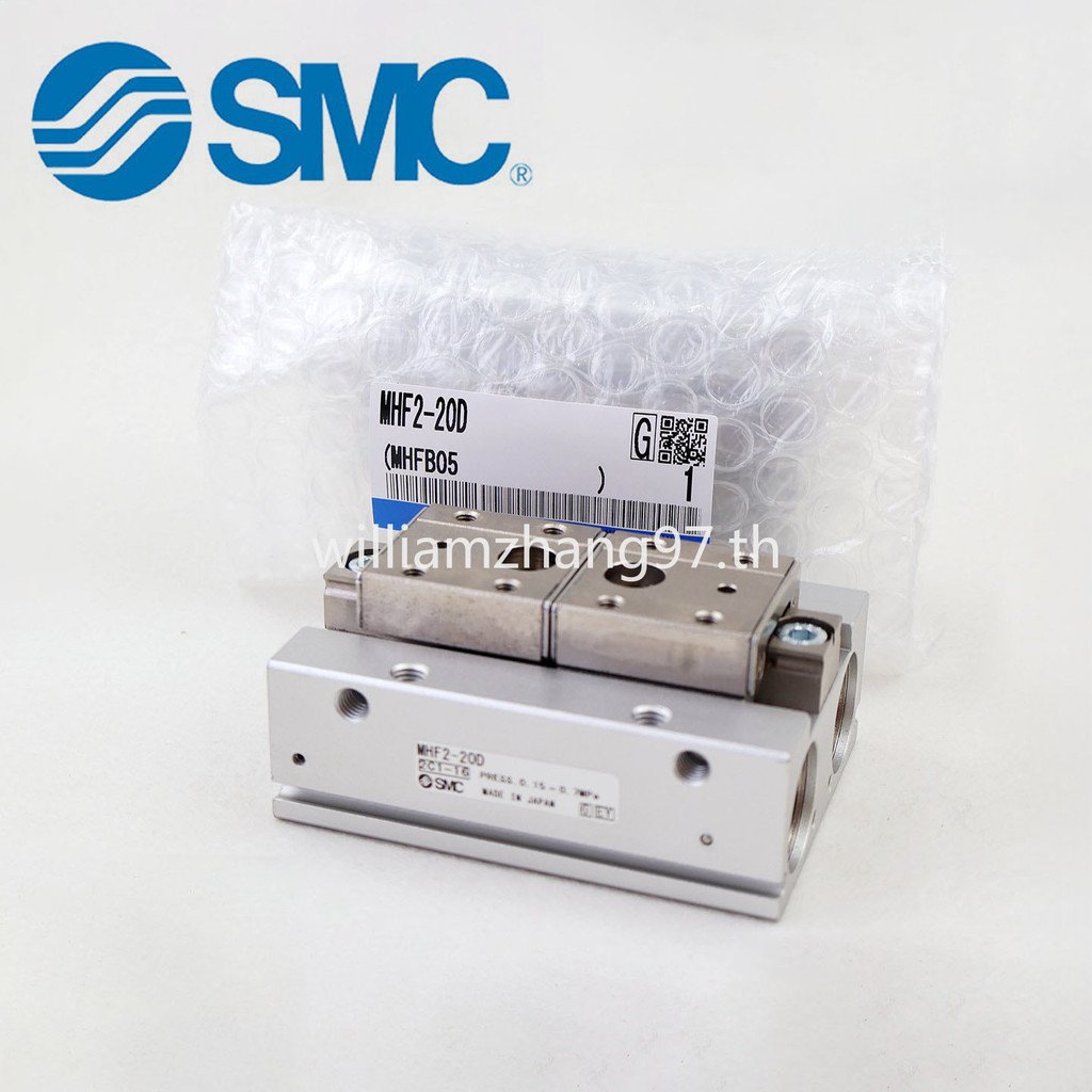 SMC กระบอกนิ้วบางแบบขนาน – MHF2-12D1/12D2/16DR/20D1/8D และ MHF2-16D