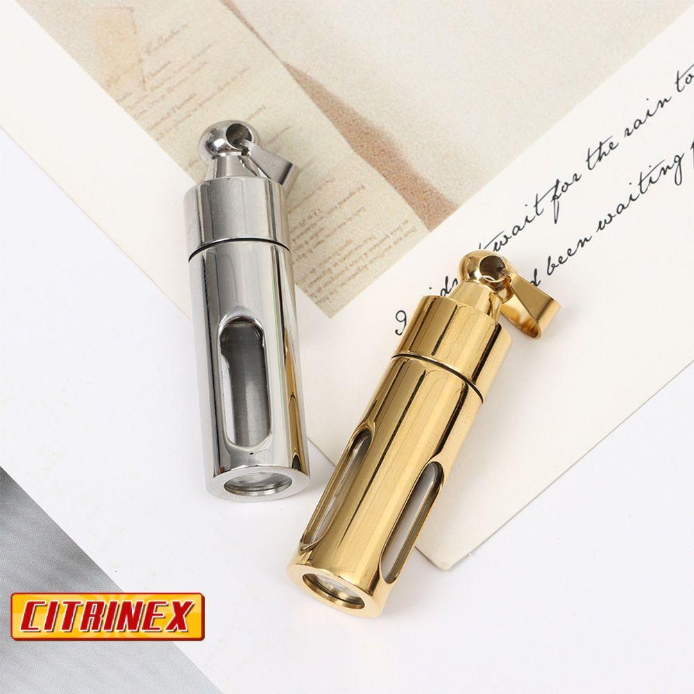 CITRINEX น้ําหอมVialจี้อนุสรณ์ของขวัญDIYสร้อยคอ