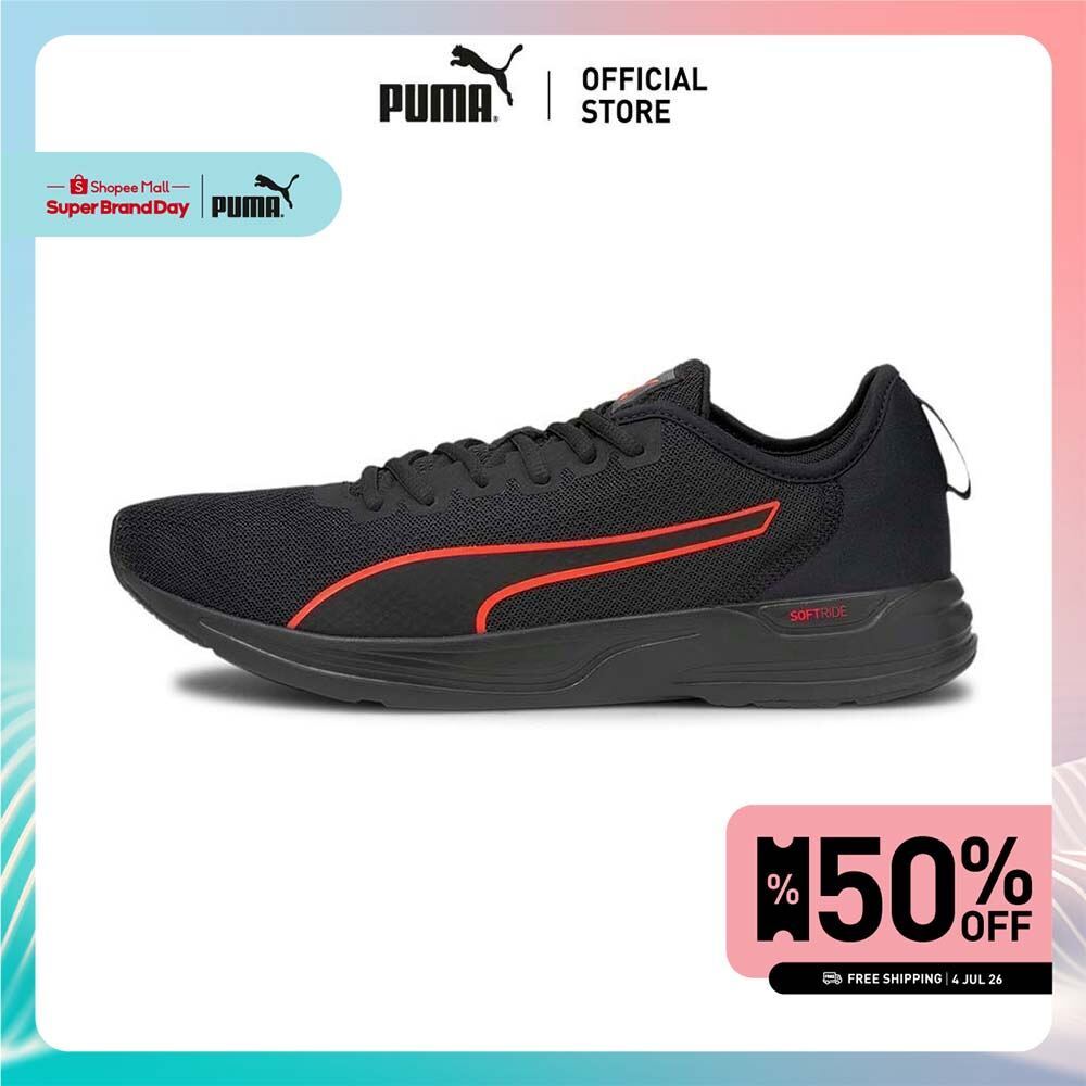 PUMA RUNNING - รองเท้าวิ่ง Accent สีดำ  19551502