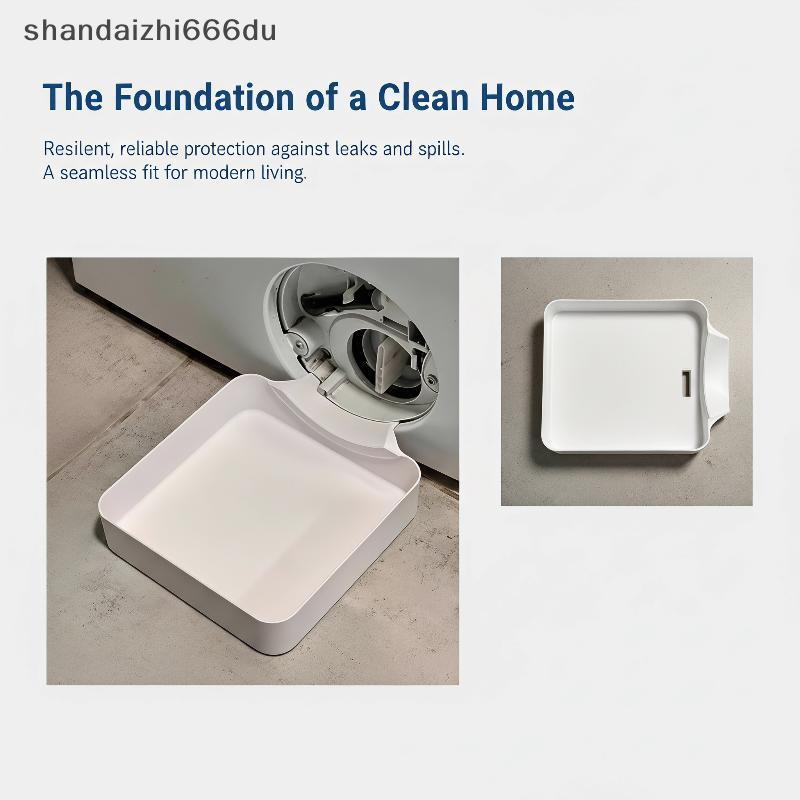 Shandaizhi666du เครื่องซักผ้ากลองถาดท่อระบายน้ําเป็นมิตรกับสิ่งแวดล้อมปลอดสารพิษแผ่นป้องกันการล้นสําหรับบ้านห้องซักรีดพื้นป้องกัน TH