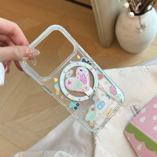 [Sheren] Childlike Color Bracket Phone Case เหมาะสําหรับ i17 16 15 14 13 12 11 pro max เคสไอโฟน