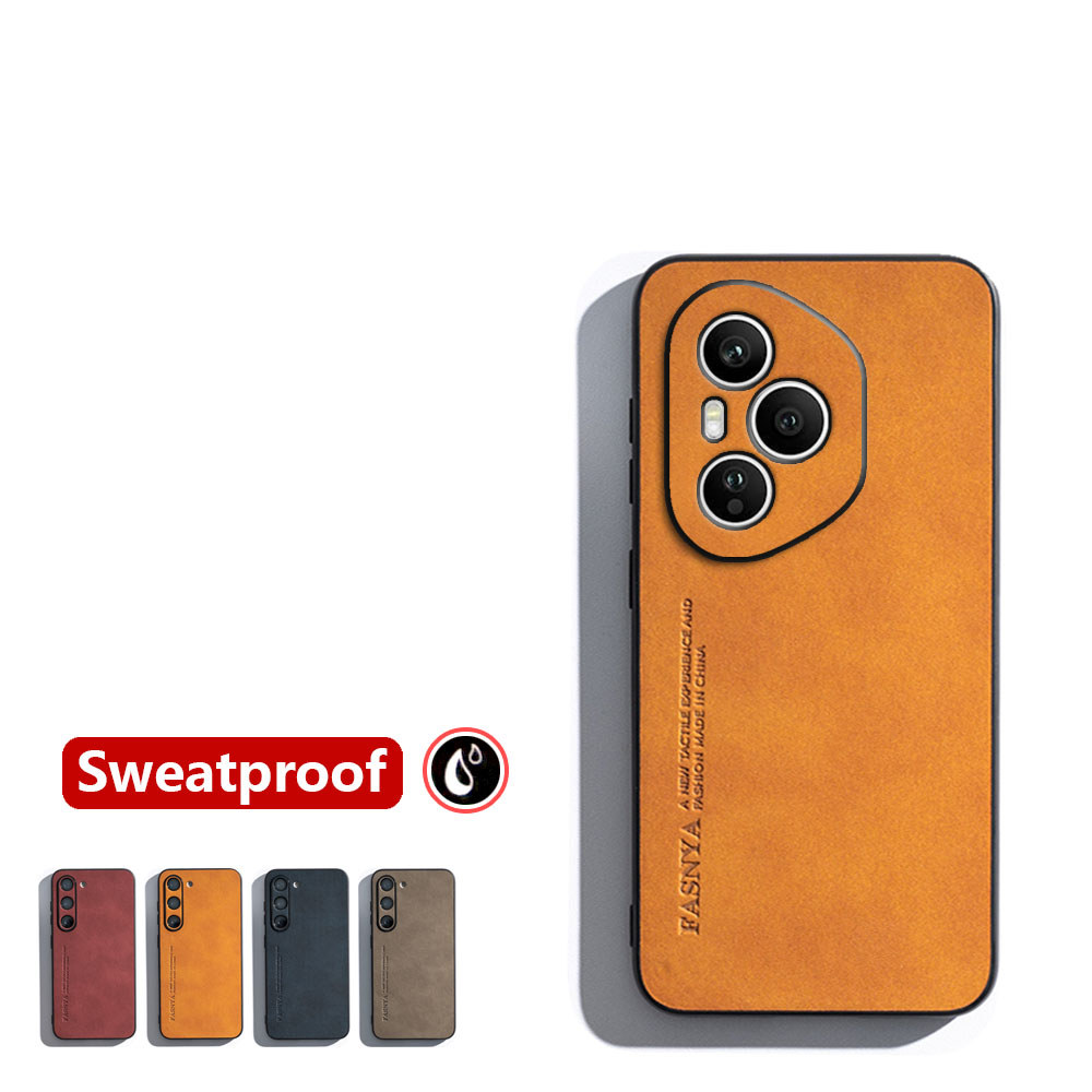 สําหรับ Huawei Honor 400 Pro DNP-NX9 DNY-NX9 Skin-sensation Elegance Retro หนังเคสโทรศัพท์ลื่น Sweat
