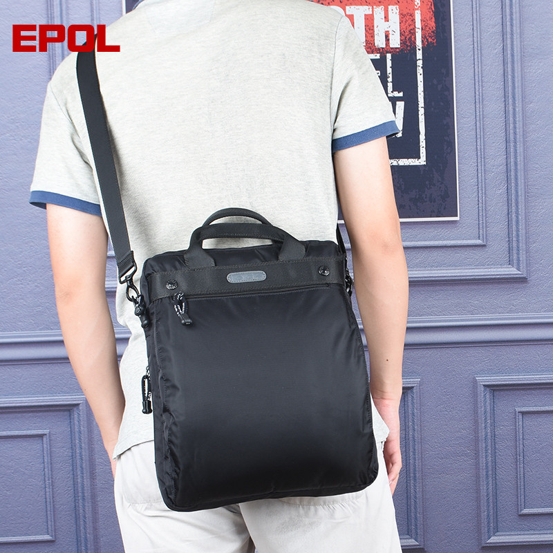 Hong Kong EPOL EPOL ผู้ชายผู้หญิง OL Professional Casual 47 ซม.กระเป๋าเอกสารคอมพิวเตอร์เกาหลีรุ่น Ox