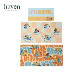 Haven ผ้าขนหนู Minions Collection แห้งเร็ว น้ำหนักเบา พร้อมคุณสมบัติช่วยลดการสะสมของแบคทีเรียและกลิ่นอับชื้น