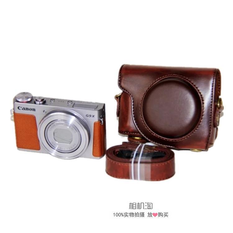 เหมาะสําหรับกระเป๋ากล้อง Canon G9X G9XII G9X MarkII เคสหนังป้องกันกรณีกระเป๋ากล้องกระเป๋าสะพาย