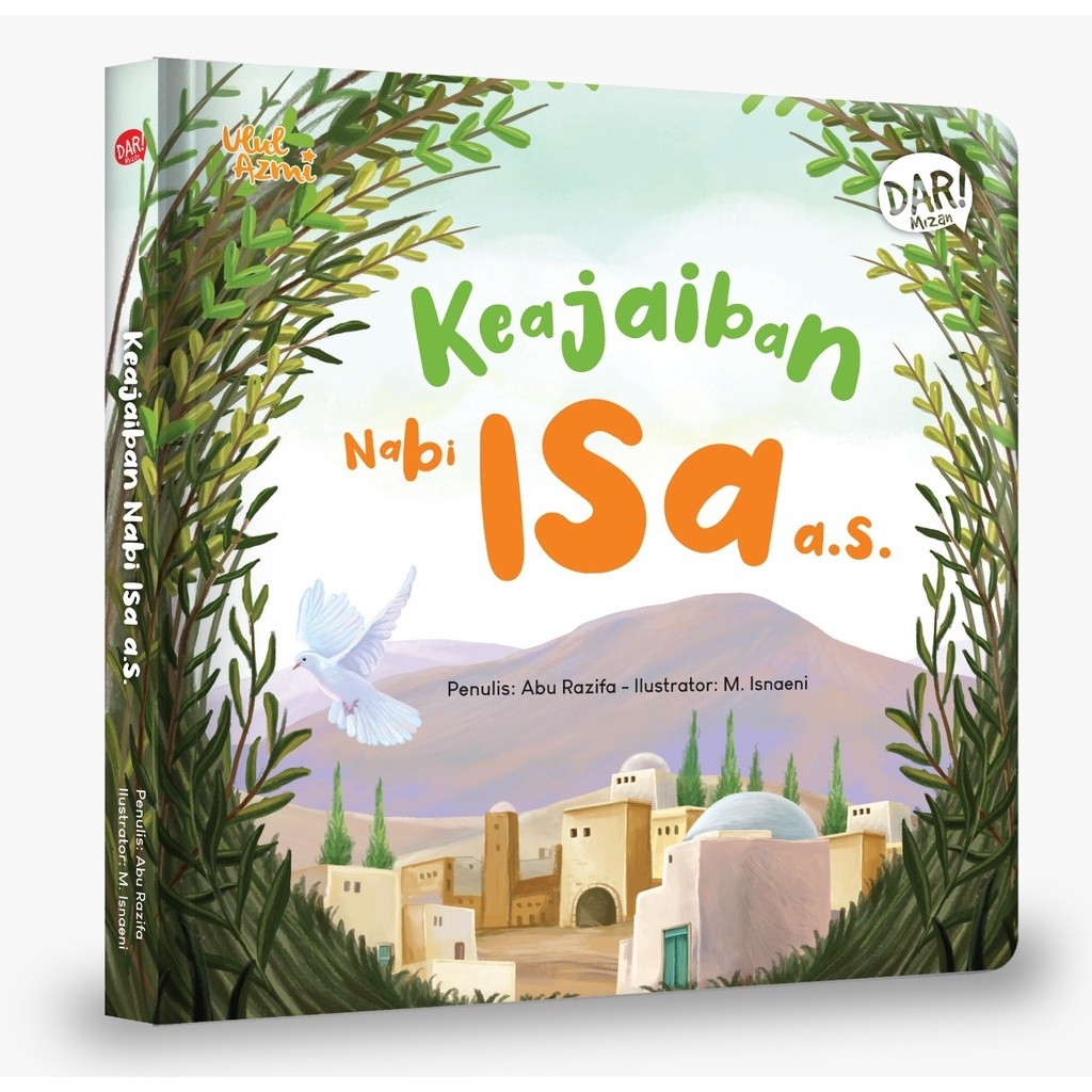 NABI DAR Mizan - หนังสือเด็ก Series Ulul Azmi ความมหัศจรรย์ของพระเยซู Prophet - Boardbook - Mizan