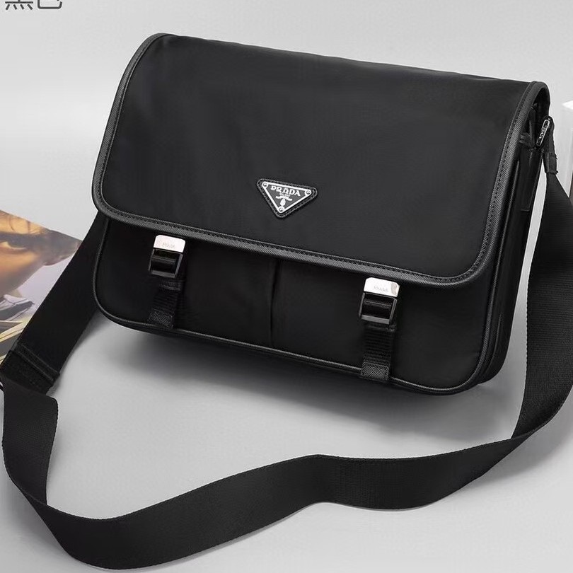 ผู้ชาย Messenger Bag Messenger Bag Nylon Flap Casual Bag กันน้ํา Commuter