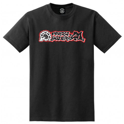 WH41 X Wonderer Studio Cromo Mulisha T-Shirt Fade Black