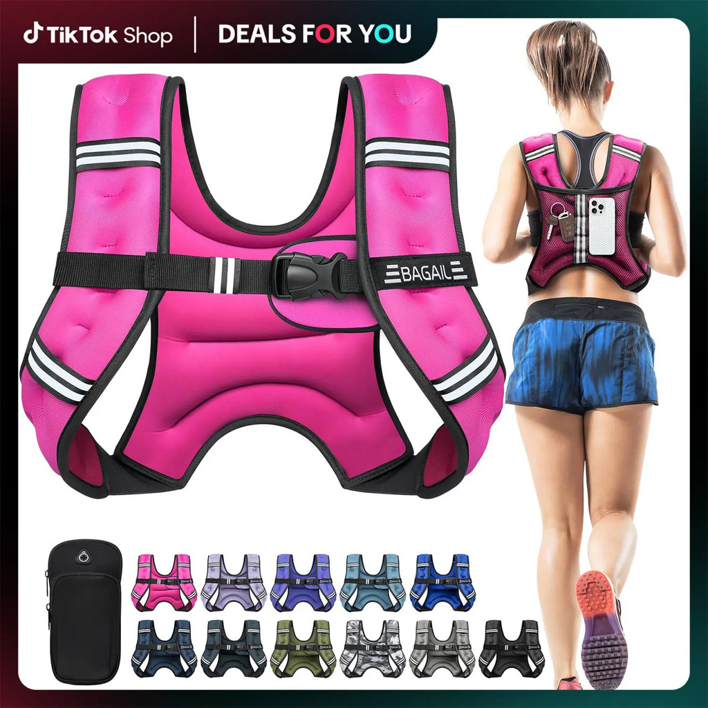 DealsForYouDaysBAGAILWeightedVest,5lbs/8lbs/10lbs/12lbs/15lbs/20lbs/25lbs/30lbsWeightwestwithDetacha