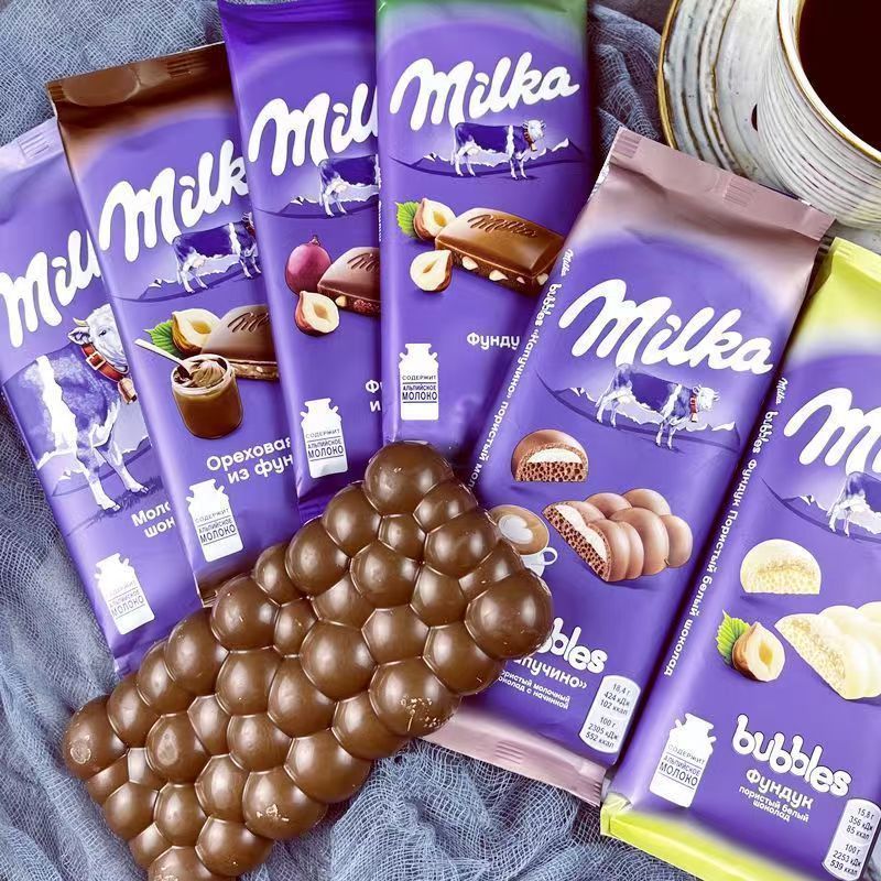 Milka牛奶巧克力多种口味260706 Milka milk chocolate in various flavors 260706