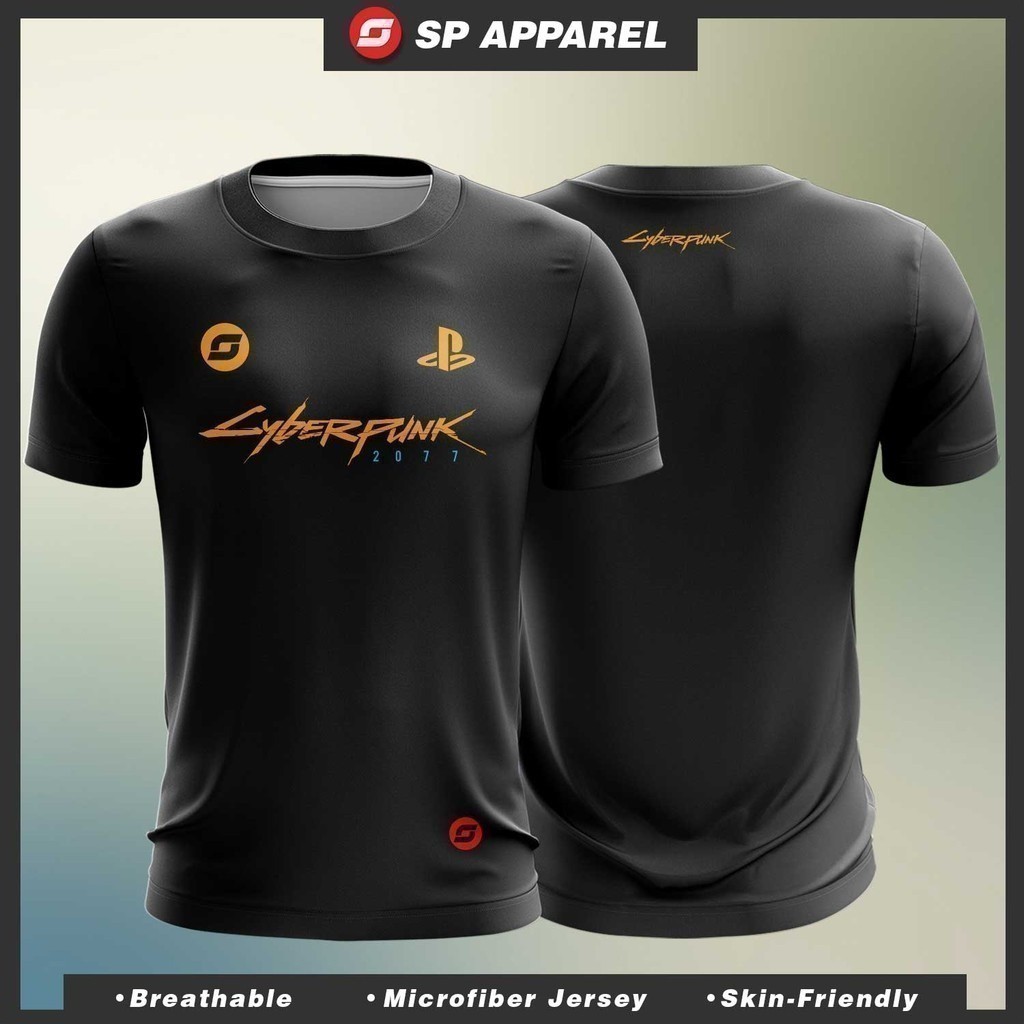 แฟชั่นใหม่ 2026 การมาถึง!! เสื้อยืด Cyberpunk 2077 สุดพิเศษ / Microfiber Jersi / Jersey Sublimation 