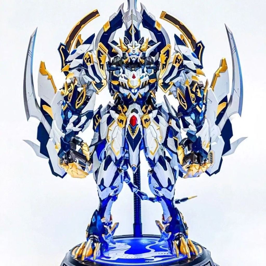 Magic Core Ao Bing Assembly จัดส่งฟรีสามก๊ก Series Lu Bu Guan Yu Cao Ren สี่สัตว์ศักดิ์สิทธิ์เสือขาว