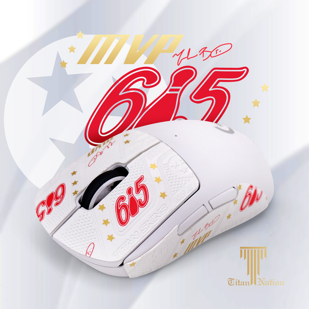 Titan Country Lizard Skin Mouse Anti-slip Anti-sweat สติกเกอร์เหมาะสําหรับ GPW/GPW2/GPW3 Viper Snow 