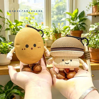 กระเป๋าใส่กุญแจ กระเป๋าเหรียญมันฝรั่ง พกพาสะดวก ใส่หูฟังและเครื่องประดับได้ เหมาะเป็นของขวัญวันเกิดเพื่อน