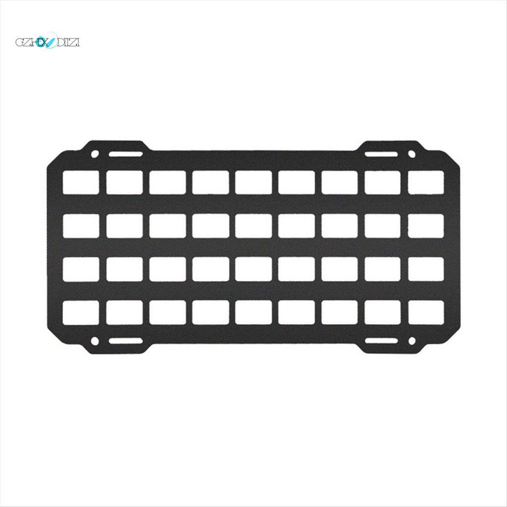 GzhxdiiziCar Sun Visor ยาก Molle Organizer แผงสําหรับกระเป๋าเป้สะพายหลังอุปกรณ์เสริมผู้ถือเกียร์ Mol