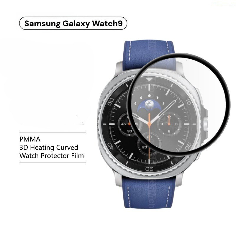 ฟิล์มกันรอยหน้าจอสําหรับ Samsung Galaxy Watch9-47 ultra watch9-46 Classis Full Coverage 3D โค้งสําหร
