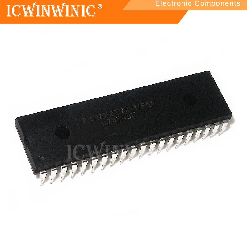 5 ชิ้น PIC16F877A-I/P PIC16F877A PIC16F877 DIP-40 วงจรรวม IC