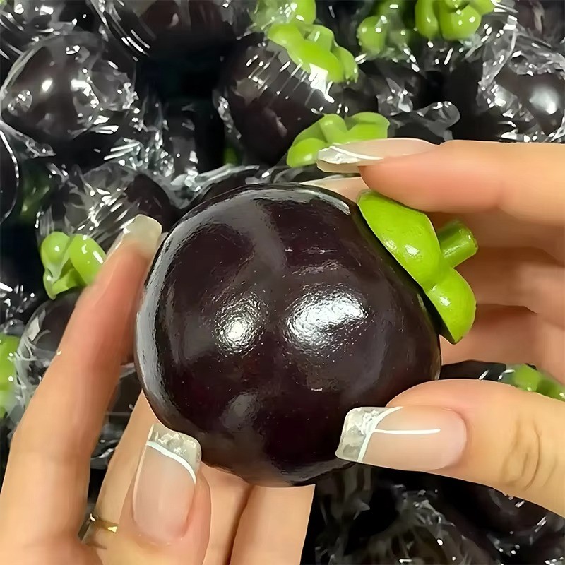 Creative Mangosteen Squishy Fidget ของเล่นบีบของเล่น ASMR Sensory Anti Stress ของเล่นสําหรับผู้ใหญ่