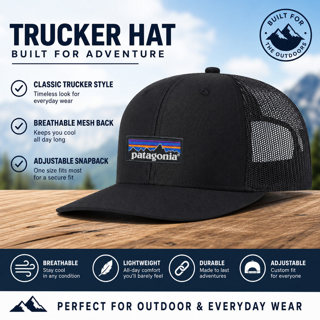 หมวกเบสบอล Breathable All-Match Flat Brim หมวกผู้ชาย
