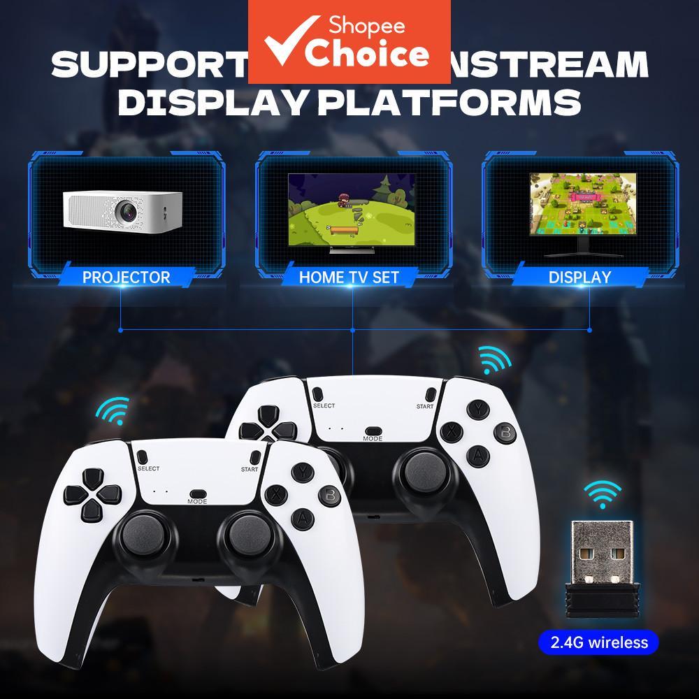 Game Stick M15 4K เครื่องเกมทีวี 64G มีเกมส์ในตัว 20,000 เกมส์ เครื่องเล่นเกมพกพา พร้อมจอยไร้สาย