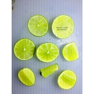 มะนาวไร้เม็ดปลอดสาร แพ็คละ12ลูก(Limes, tablets, free from substances, 12 pieces per pack)