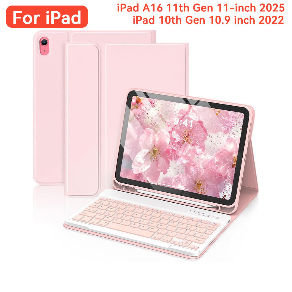 สําหรับ iPad 11th 10th Generation Case พร้อมคีย์บอร์ดสําหรับ iPad 11 นิ้ว A16 2025 10th Gen 10.9 นิ้