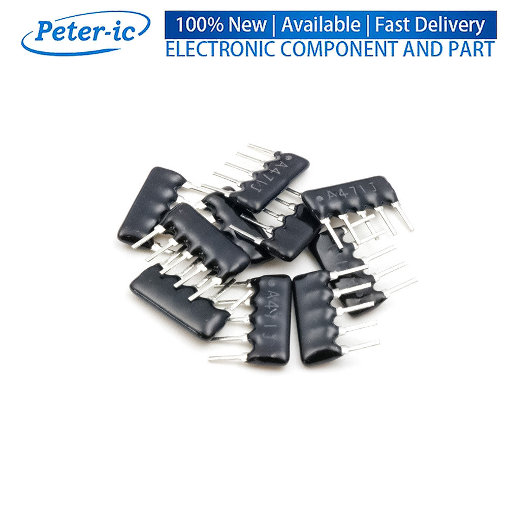 (5 ชิ้น) 5Pin Exclusion Network Resistor Array DIP 1K 10K 100K 2K 20K 2.2K 3.3K 470R 4.7K 47K 510R 5
