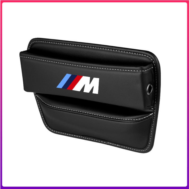 [Joy shop][หนังคุณภาพสูง] BMW Car Seat Gap Storage Box Storage Car Seat Side Bag Car Seat Finishingภ