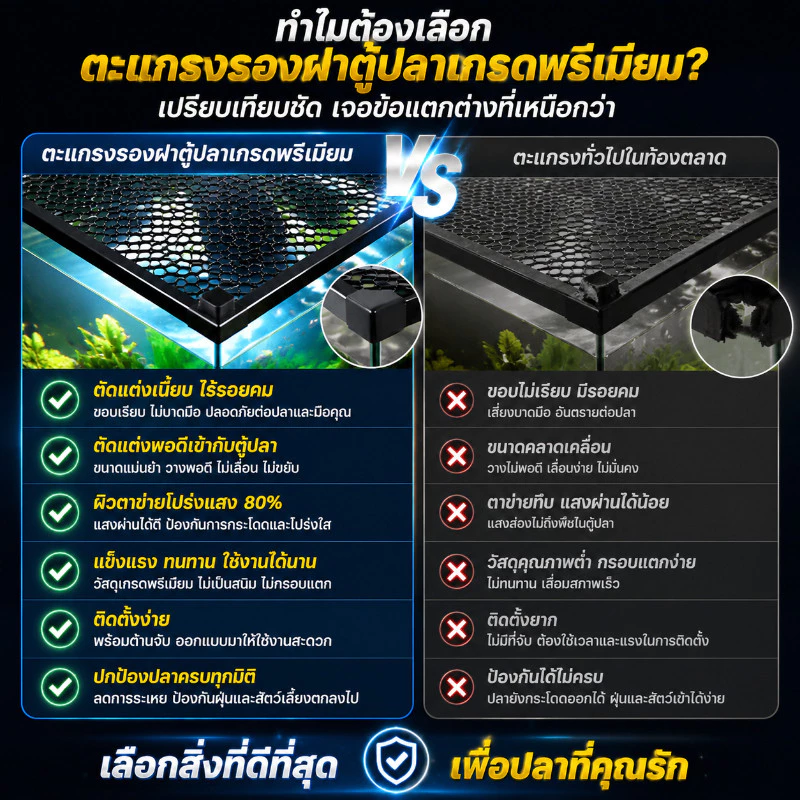 PawTica ตาข่ายกั้นปลากระโดด ยึดด้วยแถบแม่เหล็ก thumbnail 4